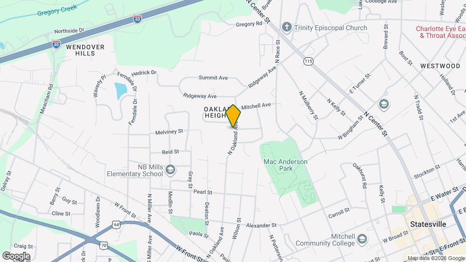 547 N Oakland Ave Map and Location Details