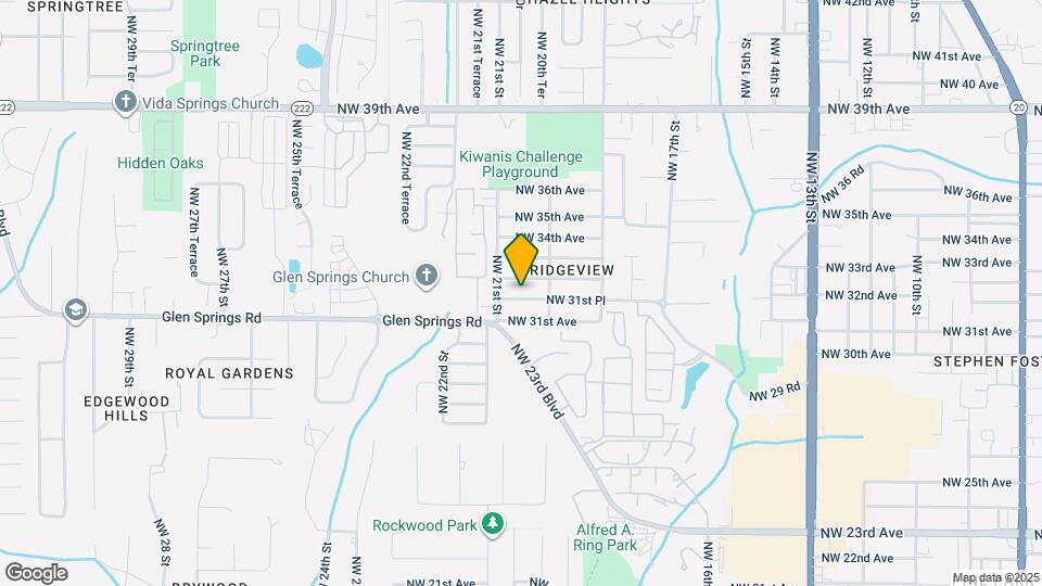 2036 NW 31st Pl Map and Location Details