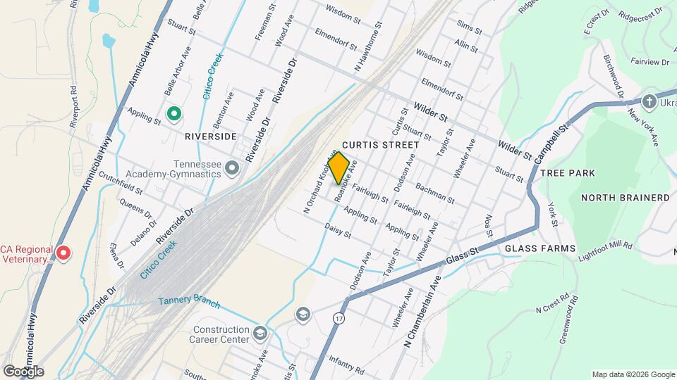 2605 Roanoke Ave Mapa y Detalles de la Ubicación