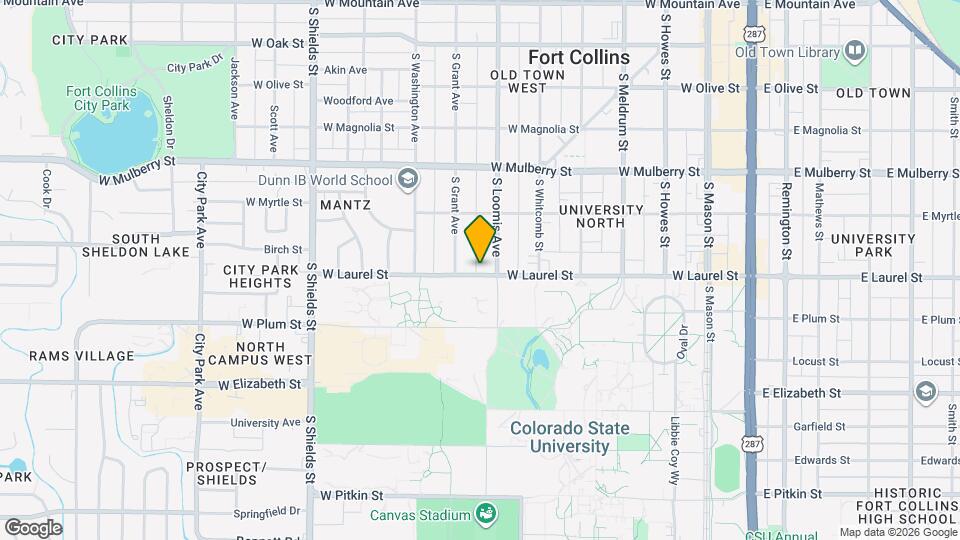 712 W Laurel St Map and Location Details