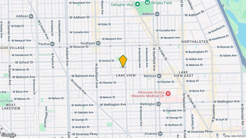 1211 W Melrose St, Unit M083 Map and Location Details