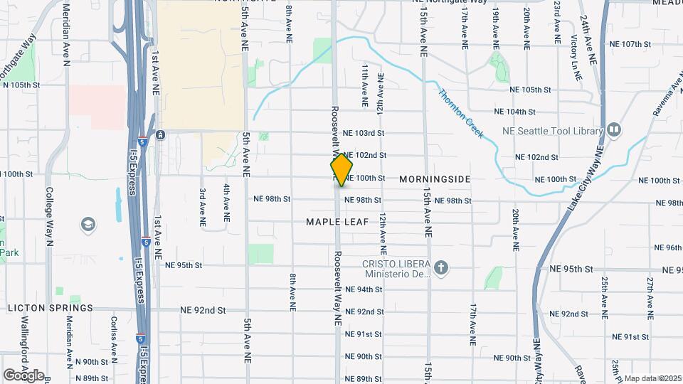 9800 Roosevelt Way NE Mapa y Detalles de la Ubicación