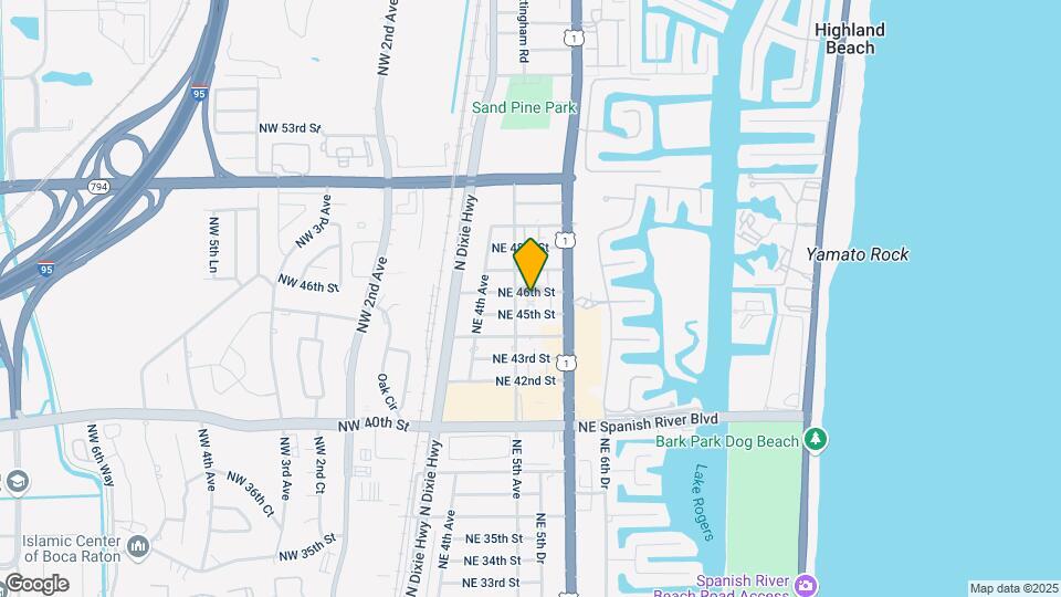 520 NE 46th St Map and Location Details