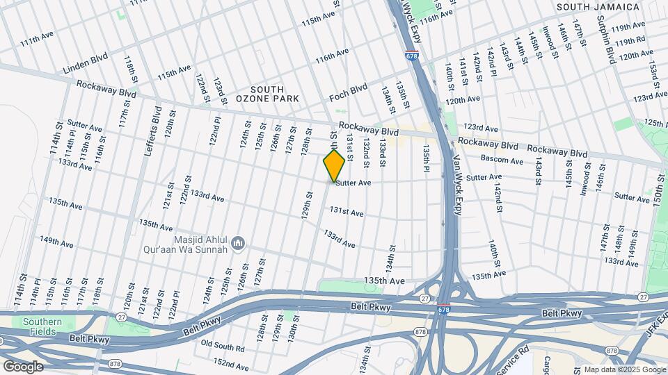 13006 Sutter Ave Map and Location Details