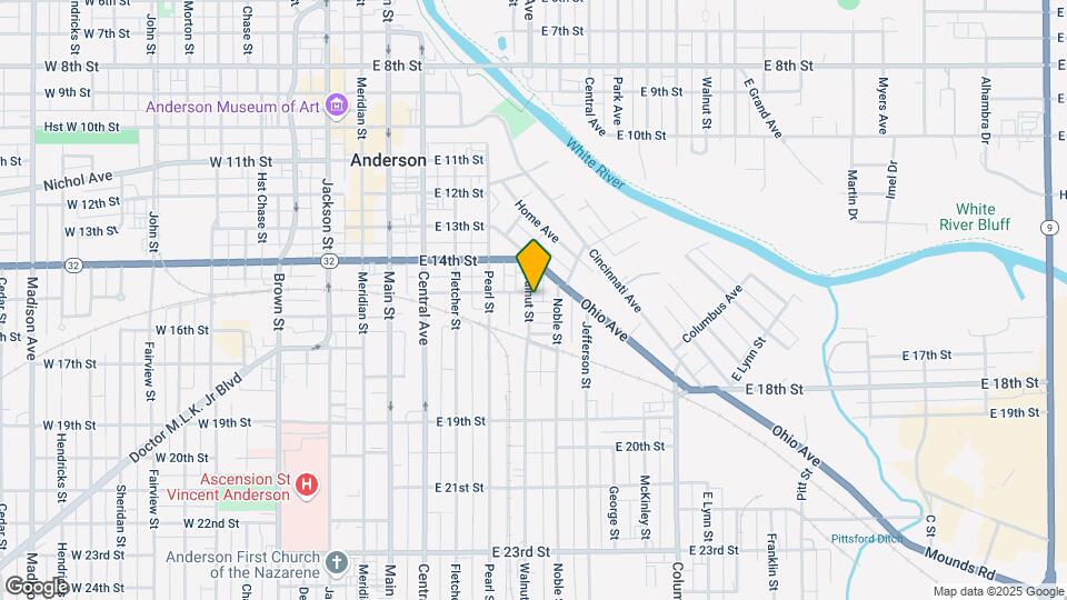 1506 Walnut St Mapa y Detalles de la Ubicación