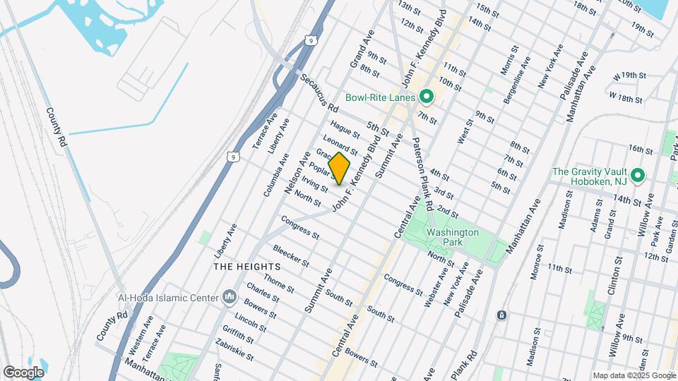 84 Irving St Map and Location Details