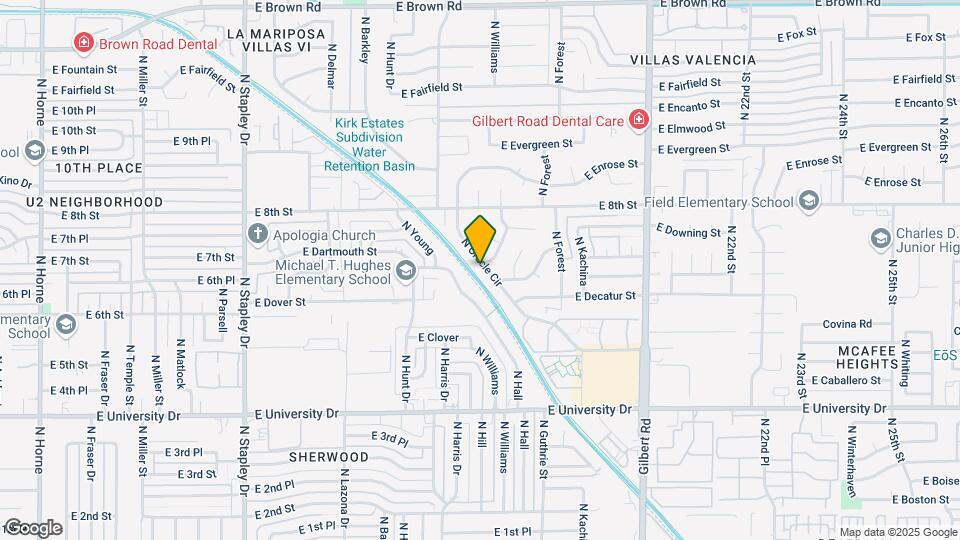 660 N Oracle Cir Map and Location Details