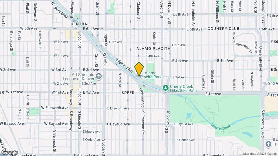 943 Emerson St Map and Location Details