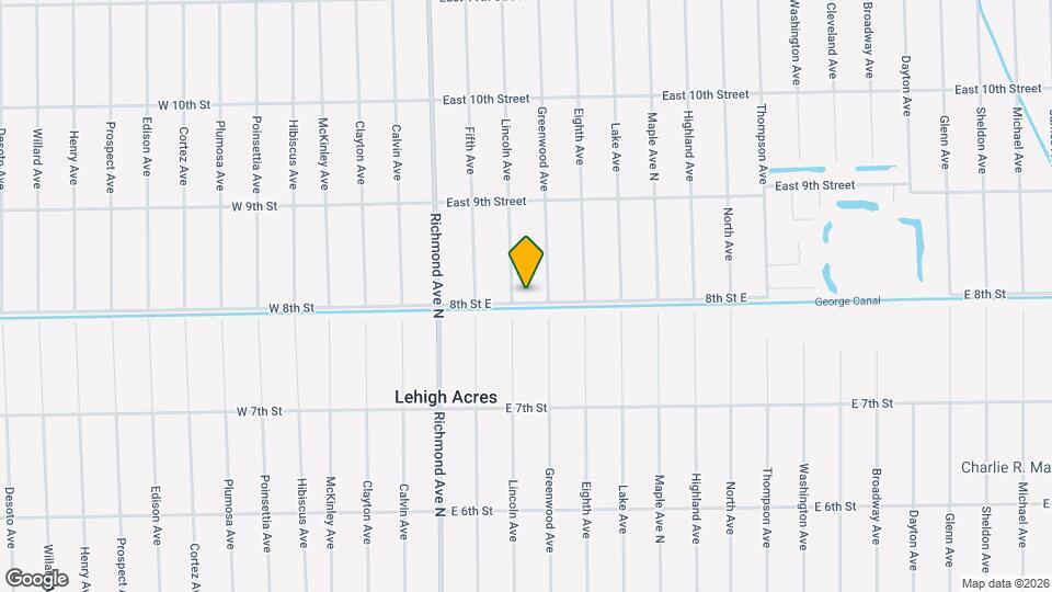 603 E 8th St Map and Location Details