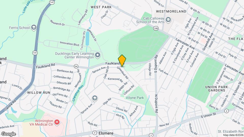 1335 Greenleaf Rd Map and Location Details
