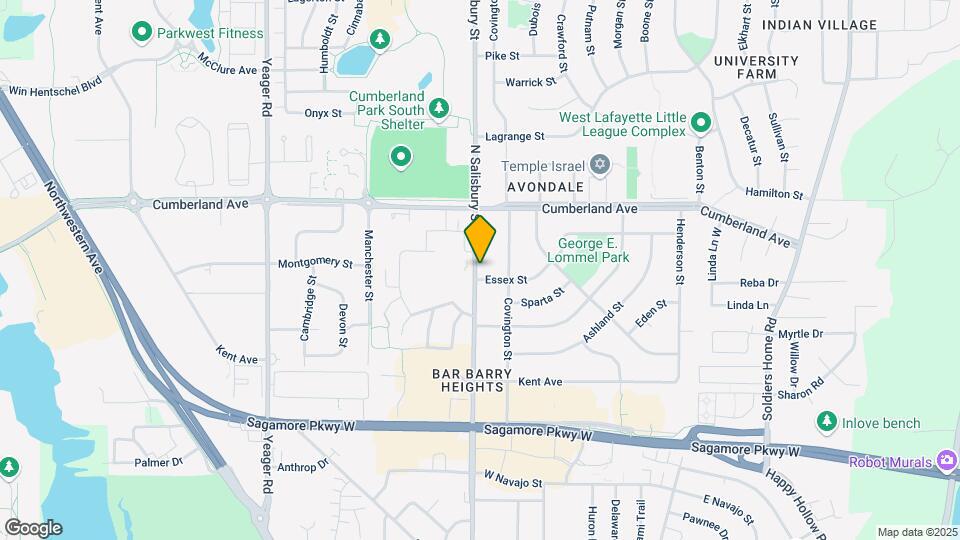 2800 N Salisbury St Map and Location Details