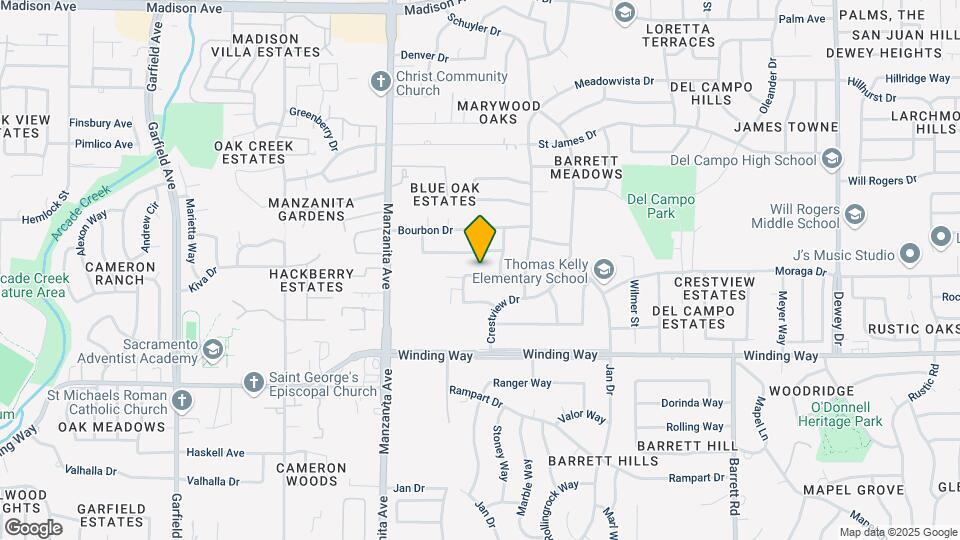 6049 Northcrest Cir Map and Location Details