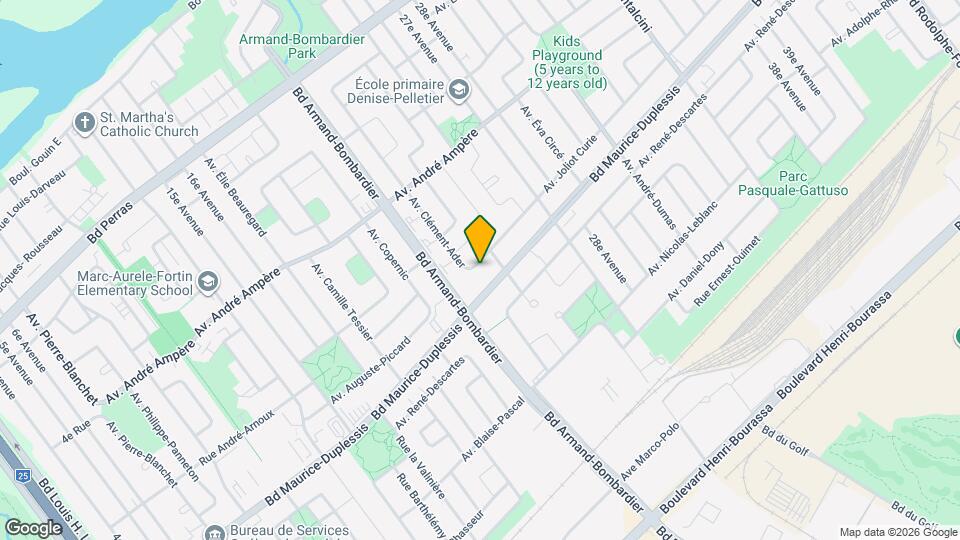 8010 Joliot-Curie Map and Location Details