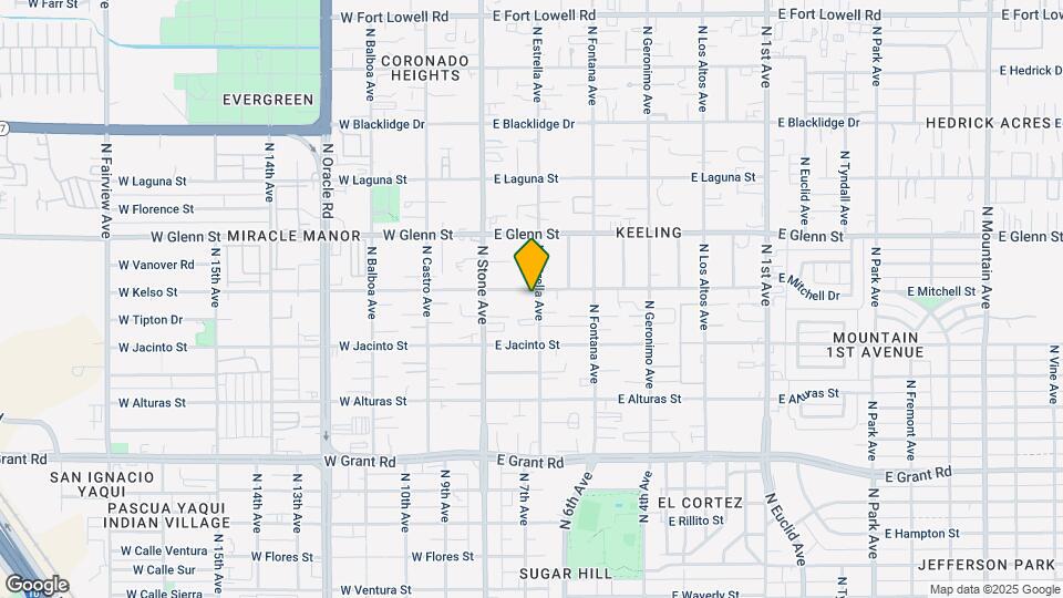 2653 N Estrella Ave Mapa y Detalles de la Ubicación