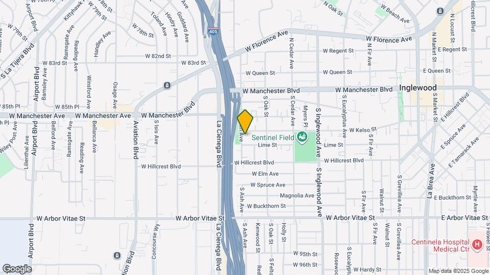 408 S Ash Ave Mapa y Detalles de la Ubicación