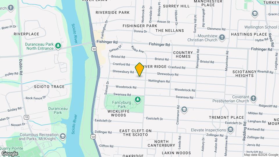 2636 Nottingham Rd Map and Location Details