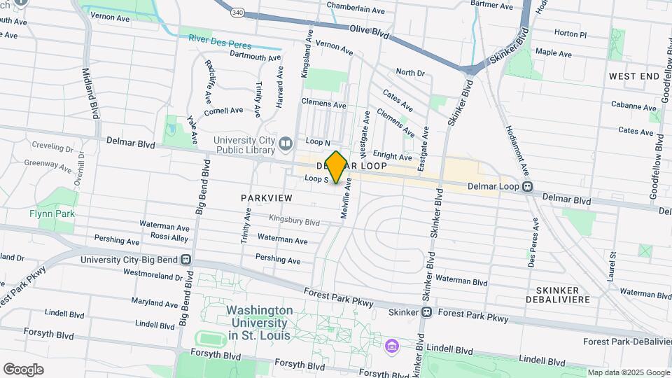 6609-6617 Washington Ave Mapa y Detalles de la Ubicación
