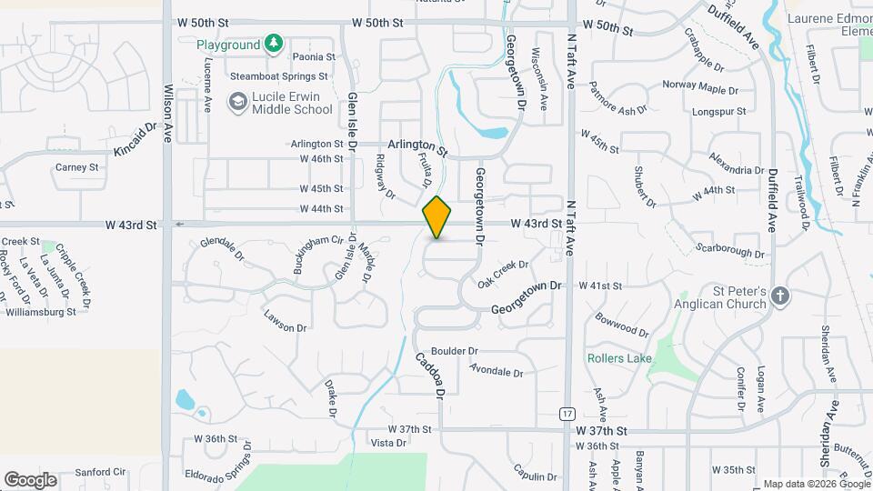 1905 Dove Creek Cir Map and Location Details