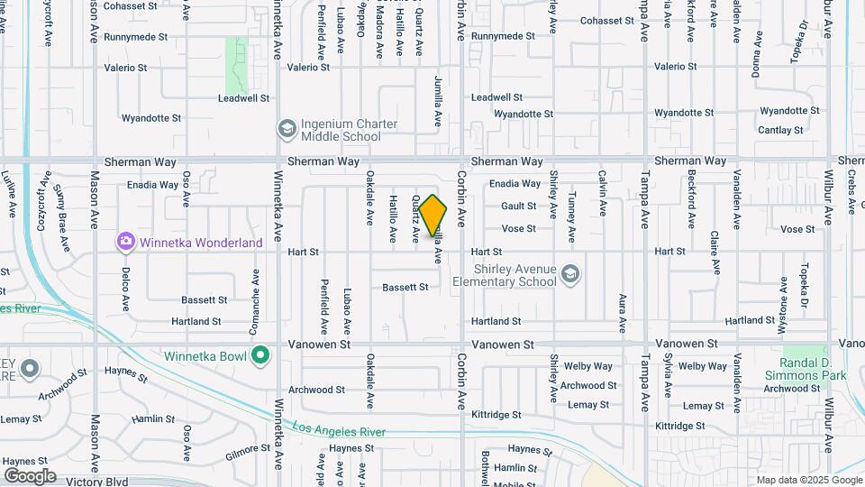 7009 Jumilla Ave, Unit Unit-B Map and Location Details