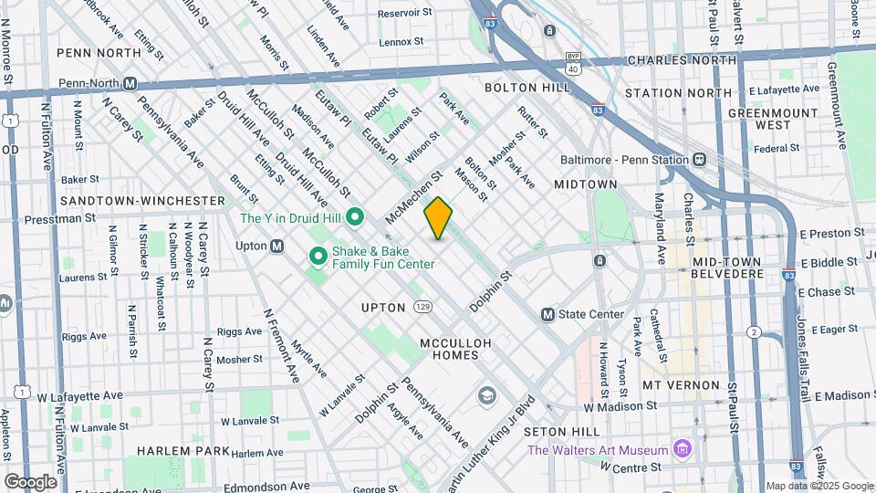 1403 Madison Ave Map and Location Details