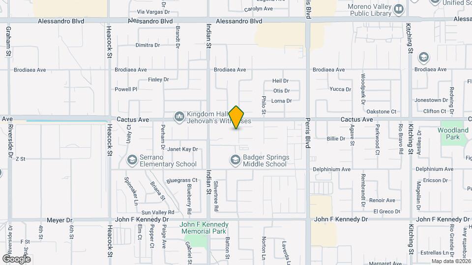 14561 Victor Dr Mapa y Detalles de la Ubicación