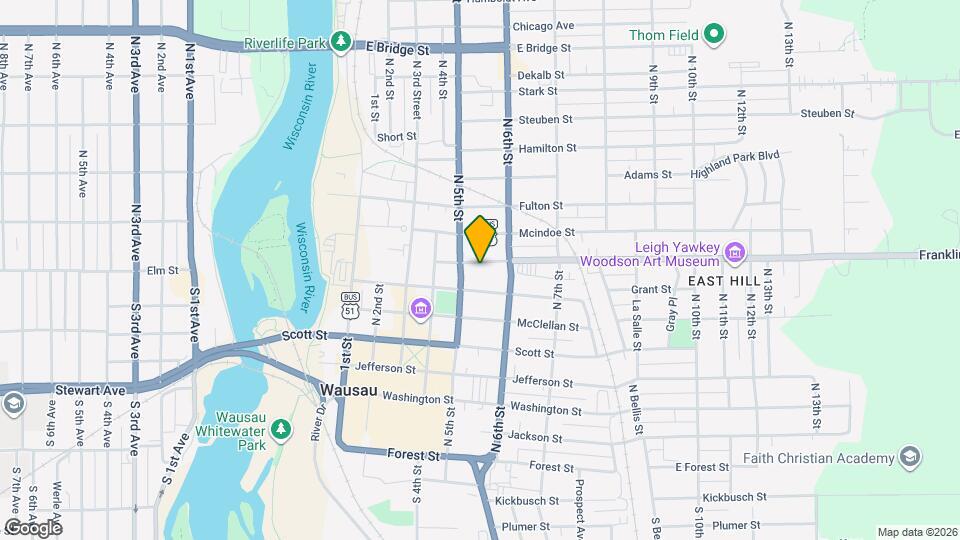 511 Franklin St, Unit Unit 1-10 Map and Location Details