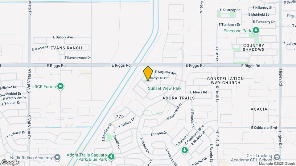2354 E Bellerive Dr Map and Location Details