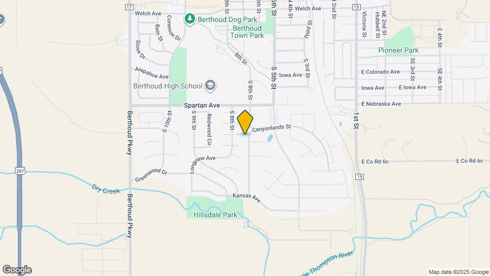 617 Canyonlands St Map and Location Details