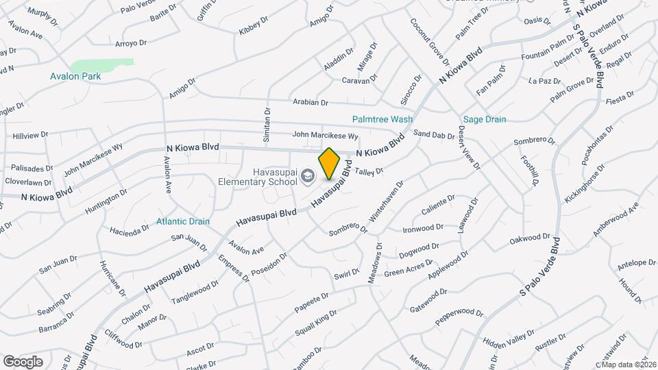 2889 Havasupai Blvd Map and Location Details