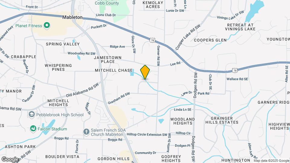 5912 Lone Oak Dr SW Map and Location Details