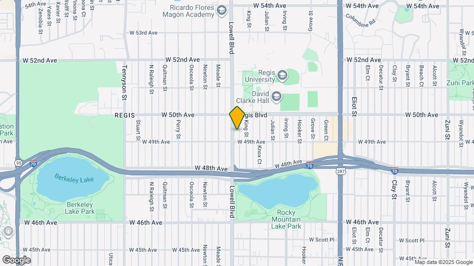 4926 Lowell Blvd Map and Location Details