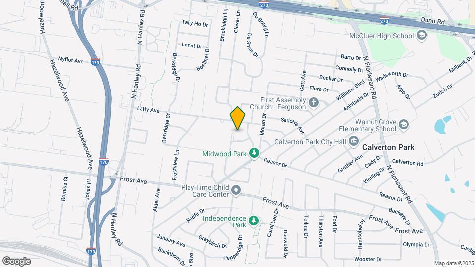 6932 Woodhurst Dr Map and Location Details