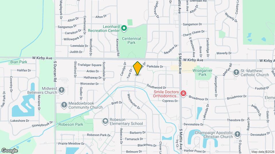 1710 Crescent Dr Mapa y Detalles de la Ubicación