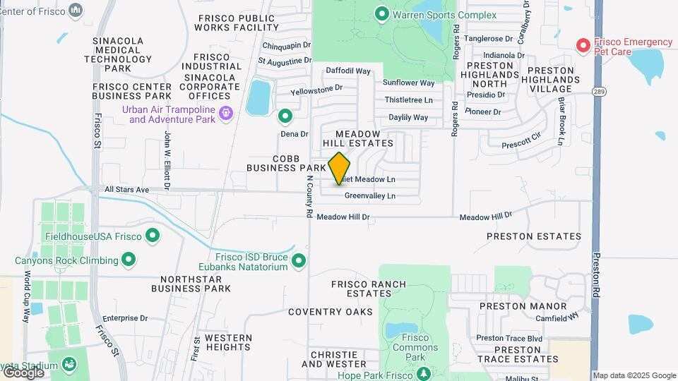 7526 Greenvalley Ln Map and Location Details