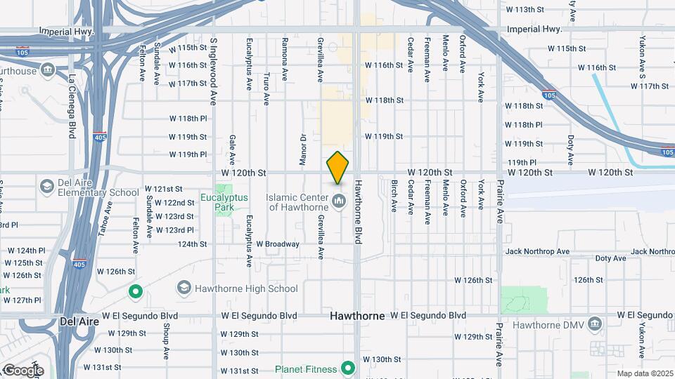 12103 Hawthorne Way Map and Location Details