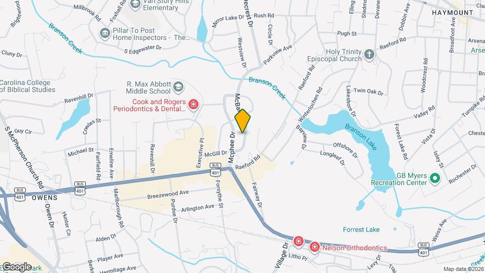 468 McBain Dr Map and Location Details