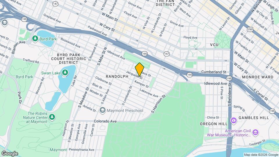 1513 Jacquelin St Map and Location Details