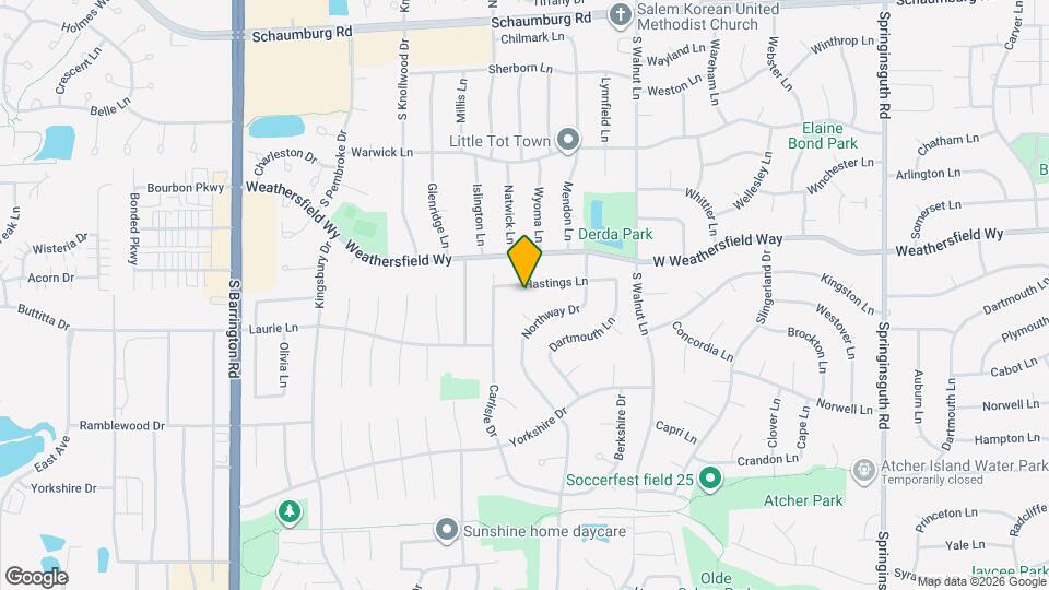 982 Hastings Ln Map and Location Details