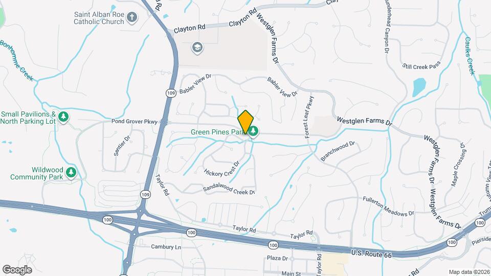 16944 Hickory Crest Dr Map and Location Details