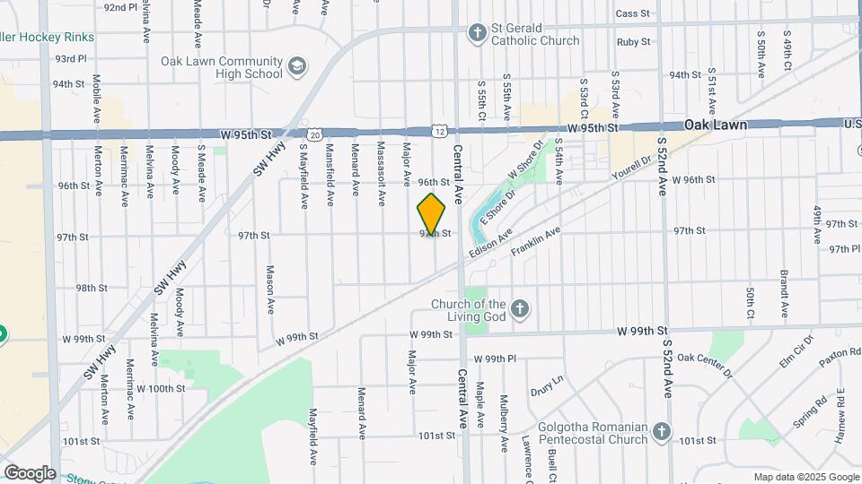 5651 W 97th St Map and Location Details