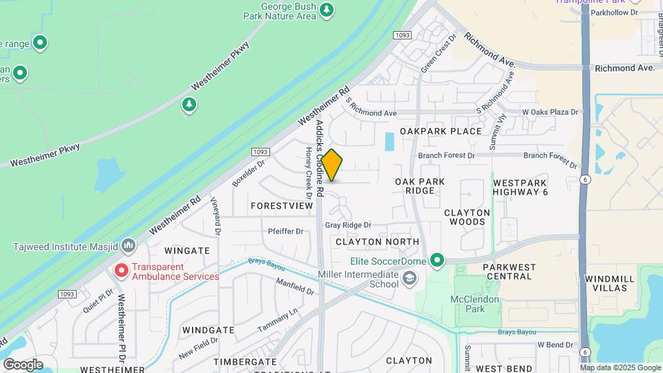 15415 Addicks Stone Dr Map and Location Details