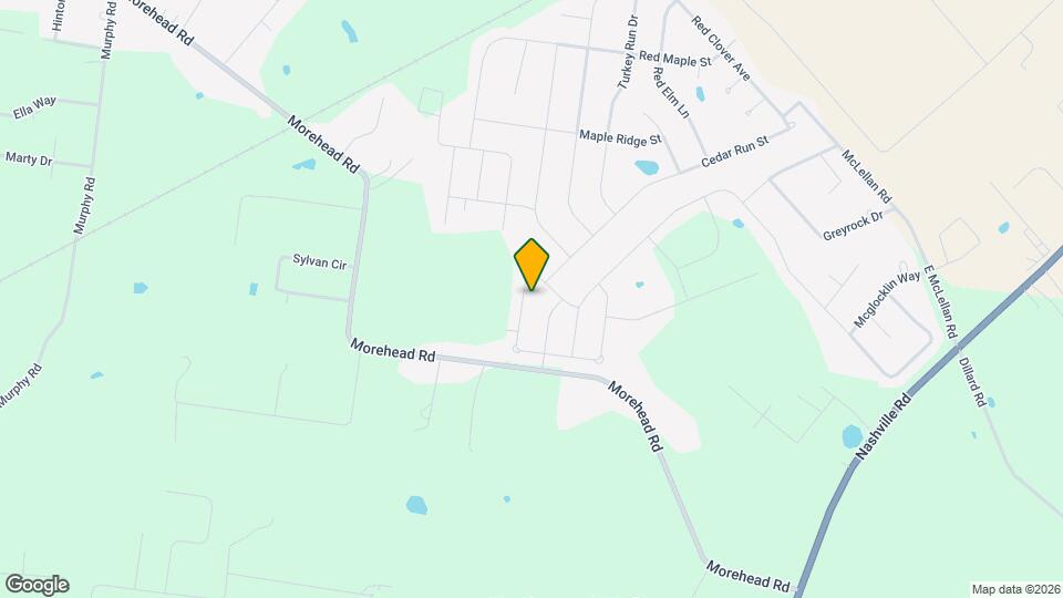 1208 County House Ln Map and Location Details