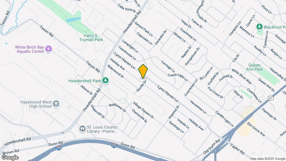 803 Holiday Ave Map and Location Details