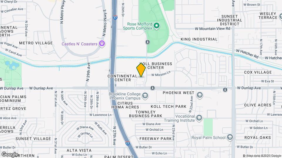 Acclaim Map and Location Details