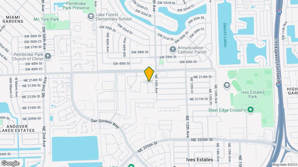 21240 NE 9th Ct Map and Location Details