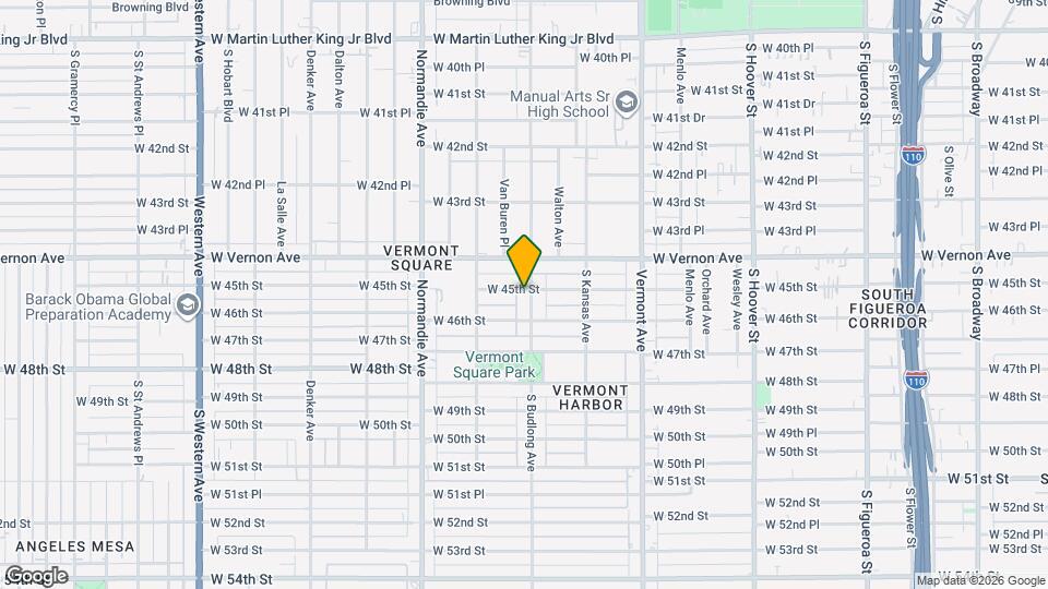 4501 S Budlong Ave Map and Location Details