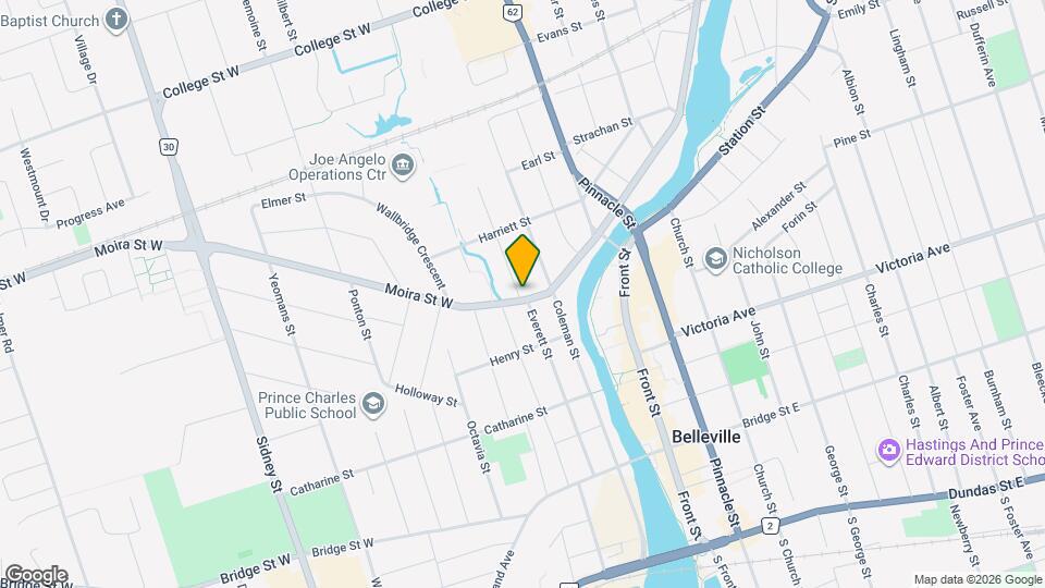 56 Moira St W Map and Location Details