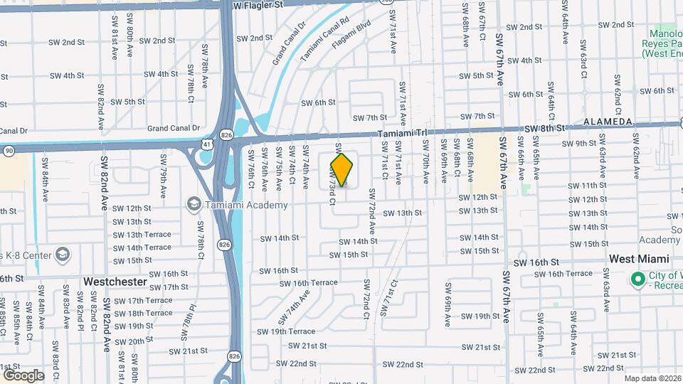 1120 SW 73rd Ave Map and Location Details