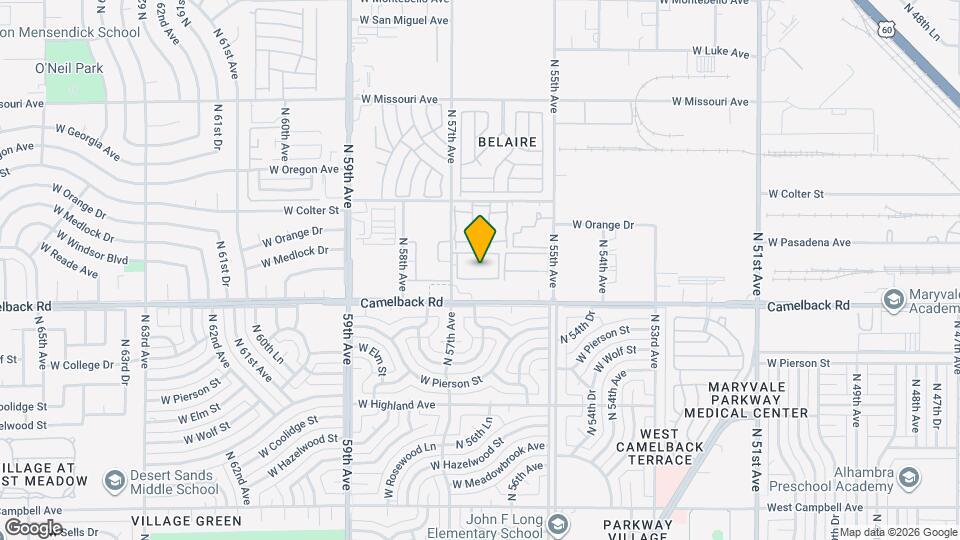 5039 N 57th Ave, Unit Apt 212 Map and Location Details