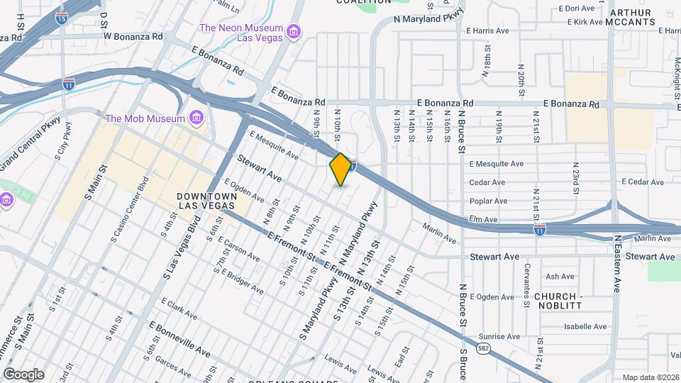 320 N 10th St Map and Location Details